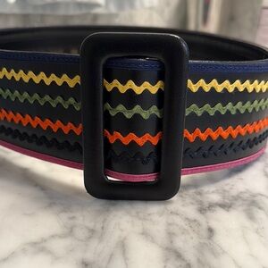Colorful Zigzag Women's Belt